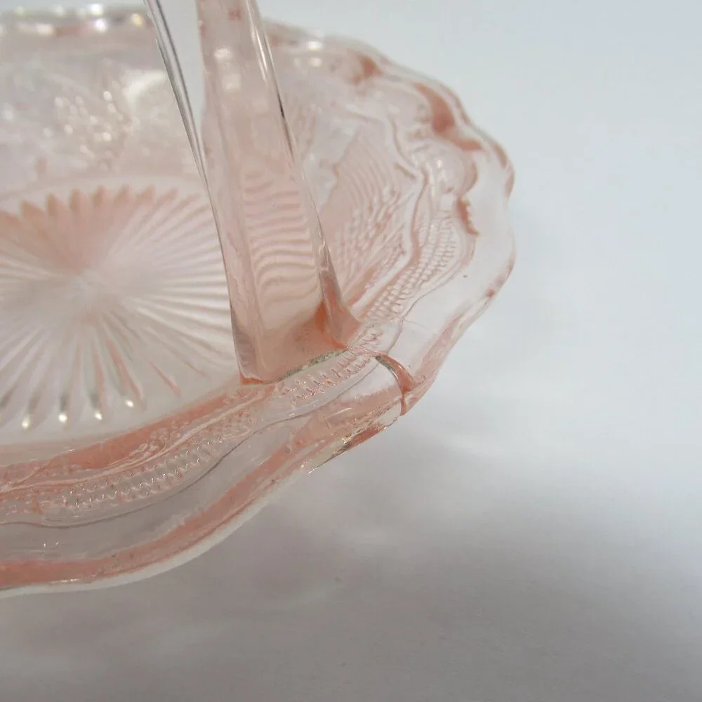 Vintage Pink Westmoreland Basket